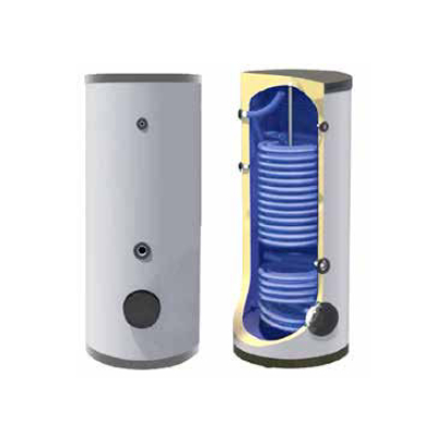 BOLLITORE ACS POMPA CALORE 2 SCAMBIATORI 200 LT