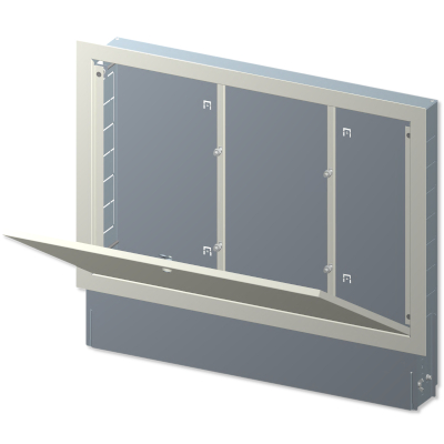 CASSETTA INCASSO P 80 MM - LARG 850 MM - H 630 C/PIEDINI