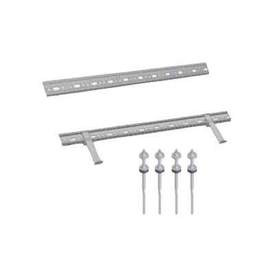 BASE PER 6 COLLETTORI SOTTOVUOTO 15 TUBI X TETTO INCLINATO