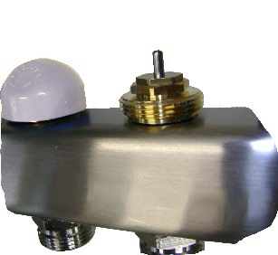 COLLETTORE ACCIAIO INOX Ø 1 X 4 ATTACCHI  L = 285 MM