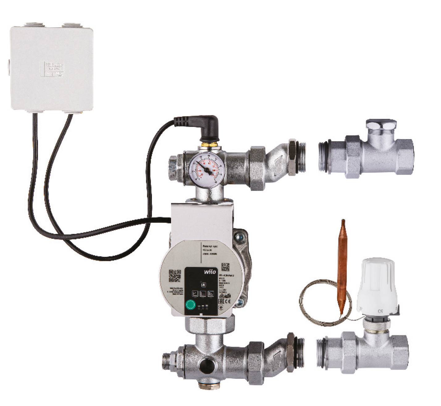 MISCELATORE A PUNTO FISSO TERMOSTATICO/CLIMATICO PARA 25/7