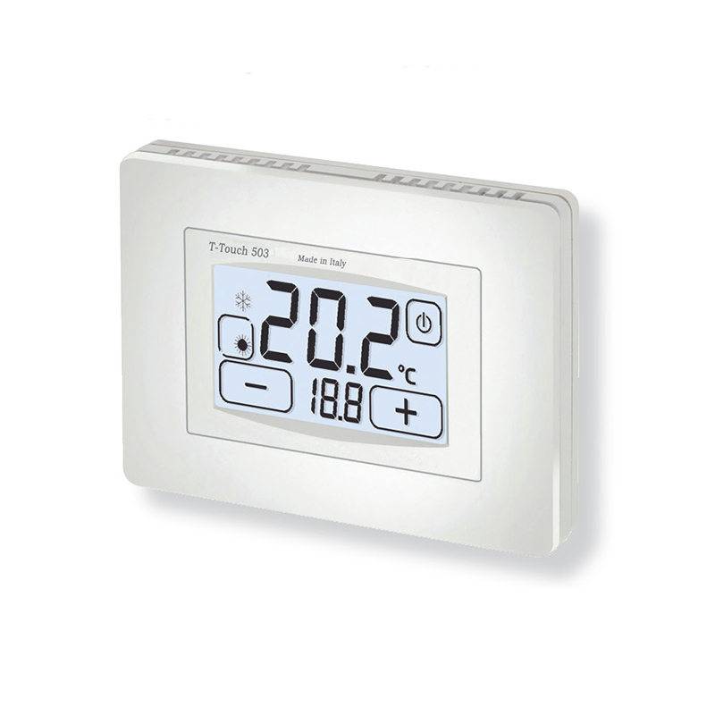 T-TOUCH 503 TERMOSTATO ESTERNO TOUCH SCREEN BIANCO