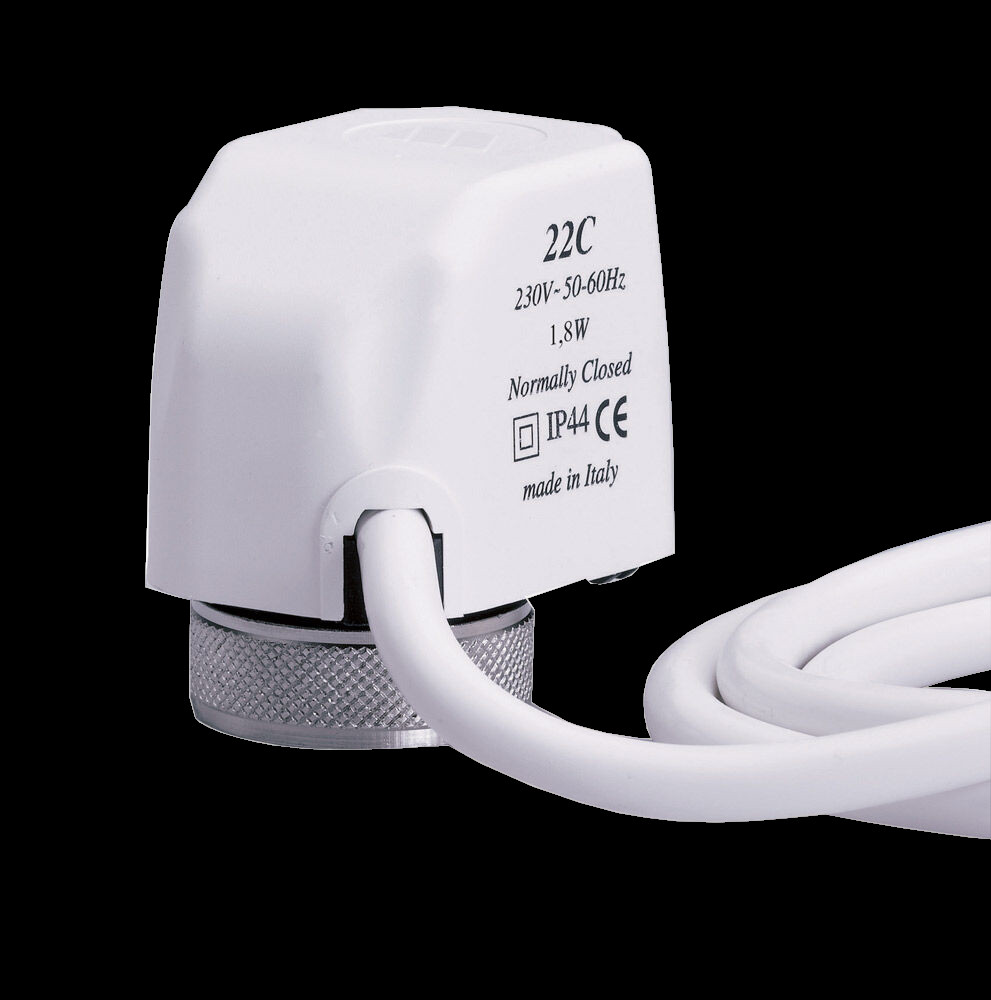 TESTINA ELETTROTERMICA C/MICRO 230 VOLTS - 4 FILI