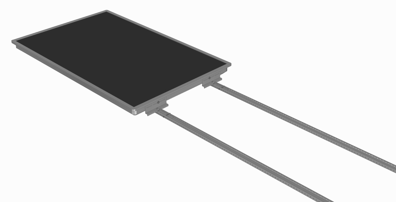 PROFILI SUPPORTO ORIZZONTALI TETTO INCL. COLLETTORE STARCS