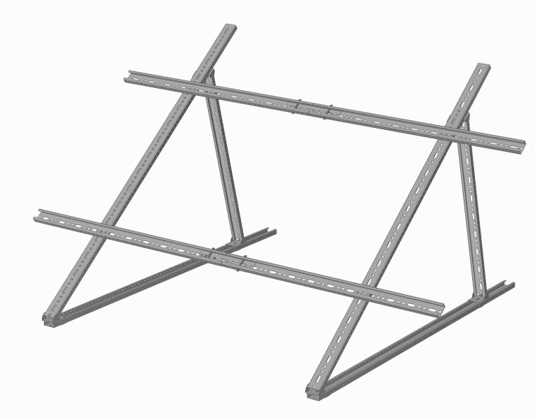 TRIANGOLI INSTALLAZIONE TETTO PIANO 4 COLLETTORI STARCS